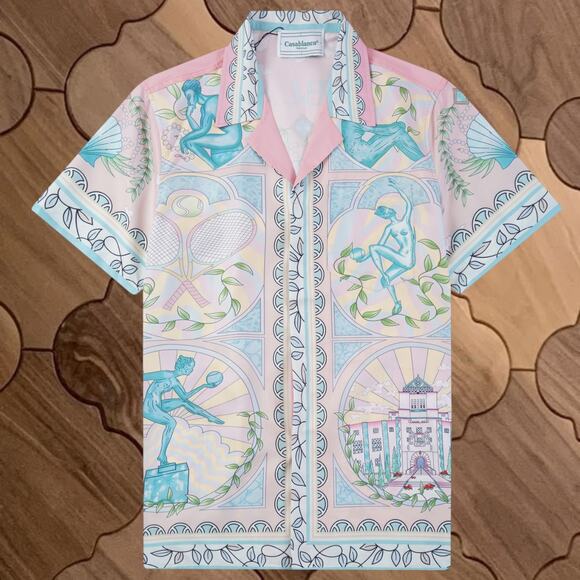 Casablanca Pink Short Sleeve Shirt